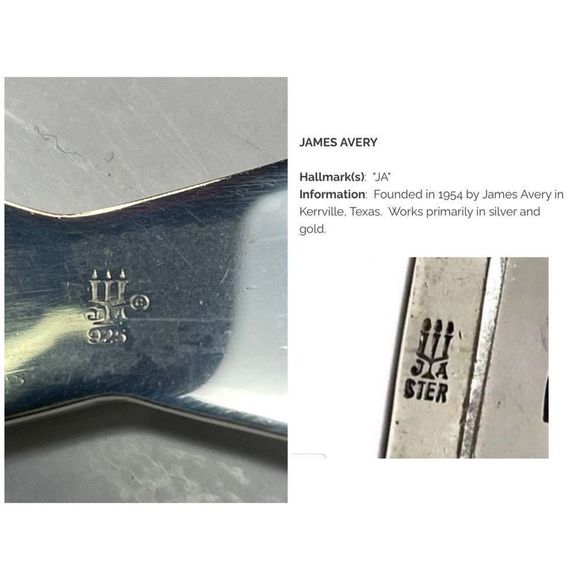 Vintage James Avery Solid 925 Sterling Silver Crossover Infinity Design Cuff Ban - Picture 9 of 11